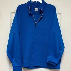 Callaway Blue 3/4 Quilted Pullover